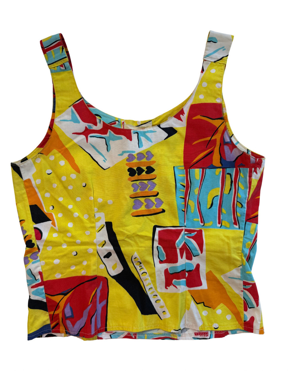 Vintage Abstract Pop-Art Tank Top